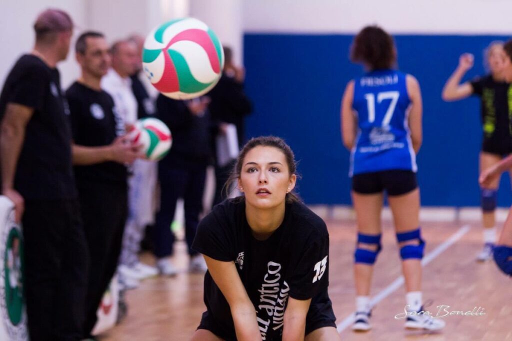 Costanza Bartolini, capitano dell'Aglianese Volley