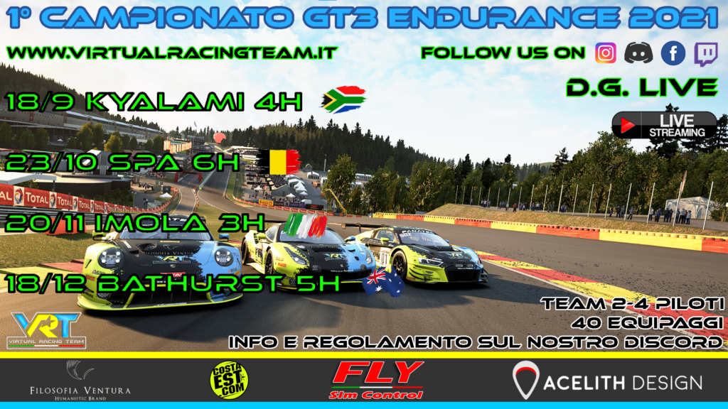 VRT - Locandina Campionato Endurance 