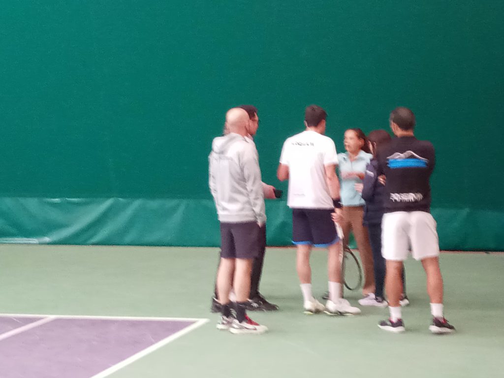 TC Pistoia - Discussioni dopo pallata