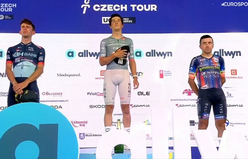 Team Solution Tech–NIPPO–Rali , Pozzovivo chiude 3° in Gc al Czech Tour