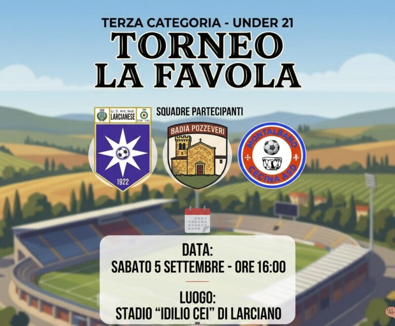 Sabato al Cei di Larciano andrà in scena il ‘Torneo La Favola’