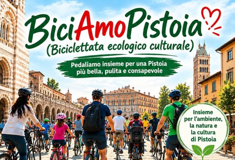 Arriva “BiciAmoPistoia”, la biciclettata ecologico-culturale per le vie del centro