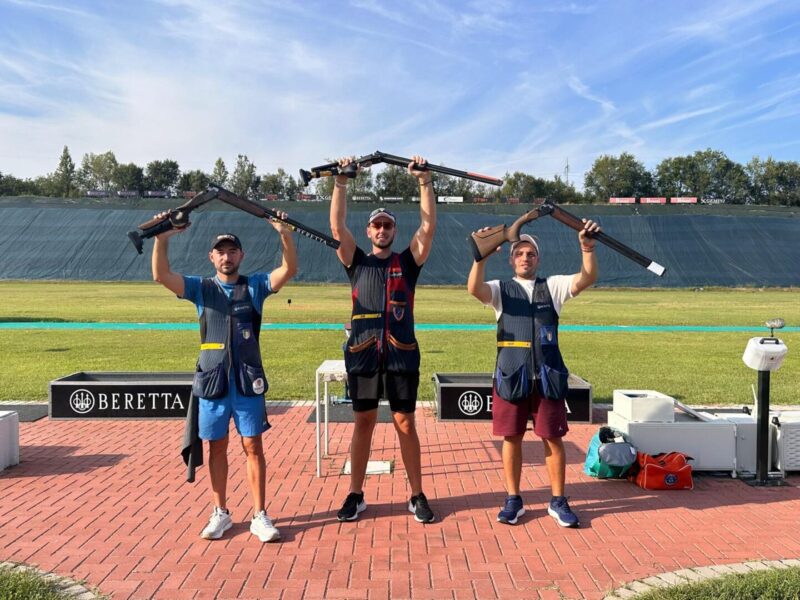 Campionati italiani di skeet, podi per Gabriele Rossetti e Sara Bongini