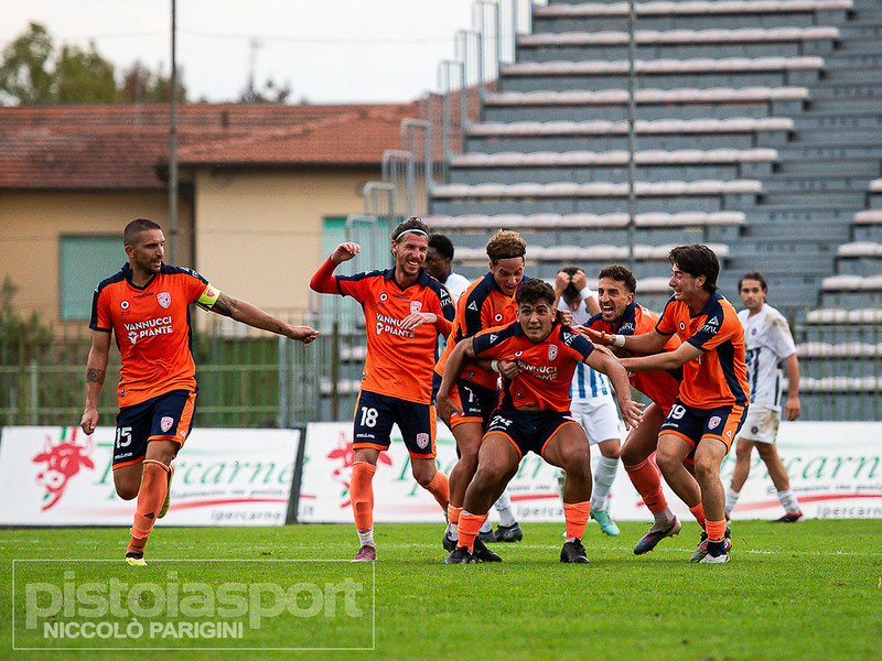 Pistoiese, cuore e mentalità: la squadra di Bisoli non si arrende mai